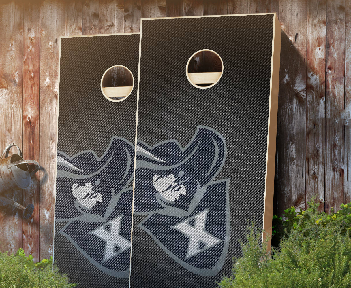 "Xavier Slanted" Cornhole Boards