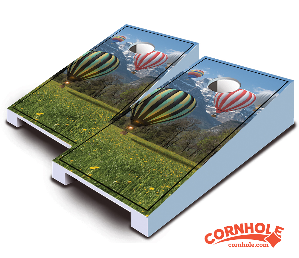 "Hot Air Balloon" Tabletop Cornhole Boards