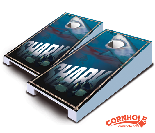 "Shark" Tabletop Cornhole Boards