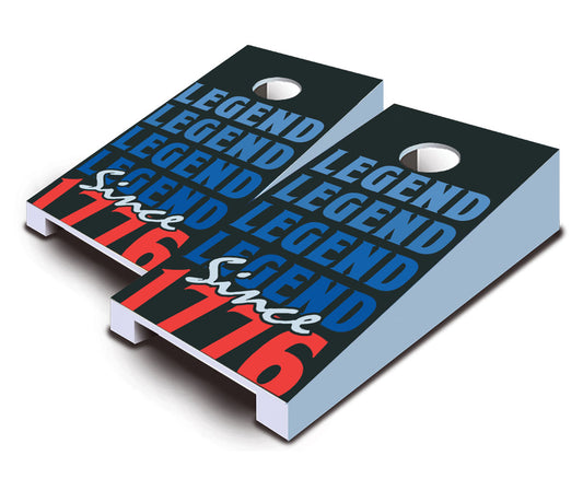 "Legend Since 1776" Tabletop Cornhole Boards