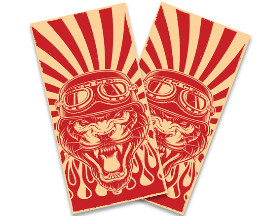 "Tiger Biker" Cornhole Wrap