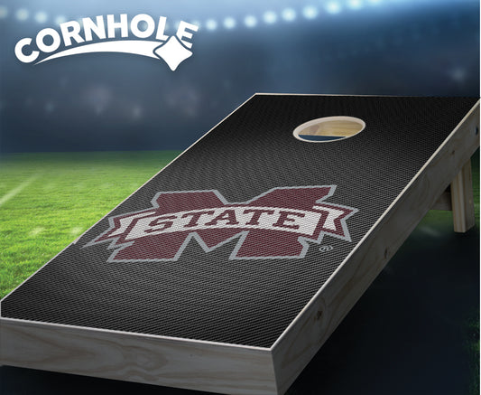 "Mississippi State Slanted" Cornhole Boards