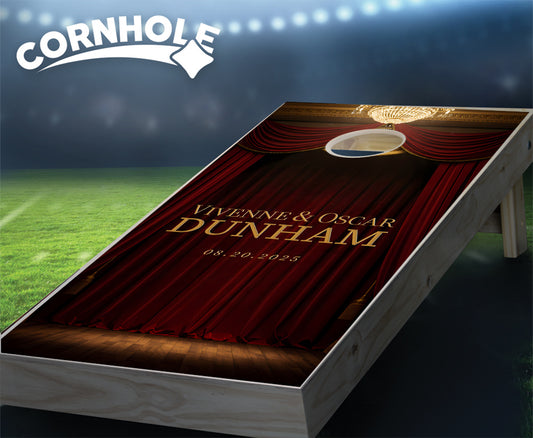"Theater" Cornhole Boards