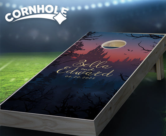 "Transylvania Romance" Cornhole Boards