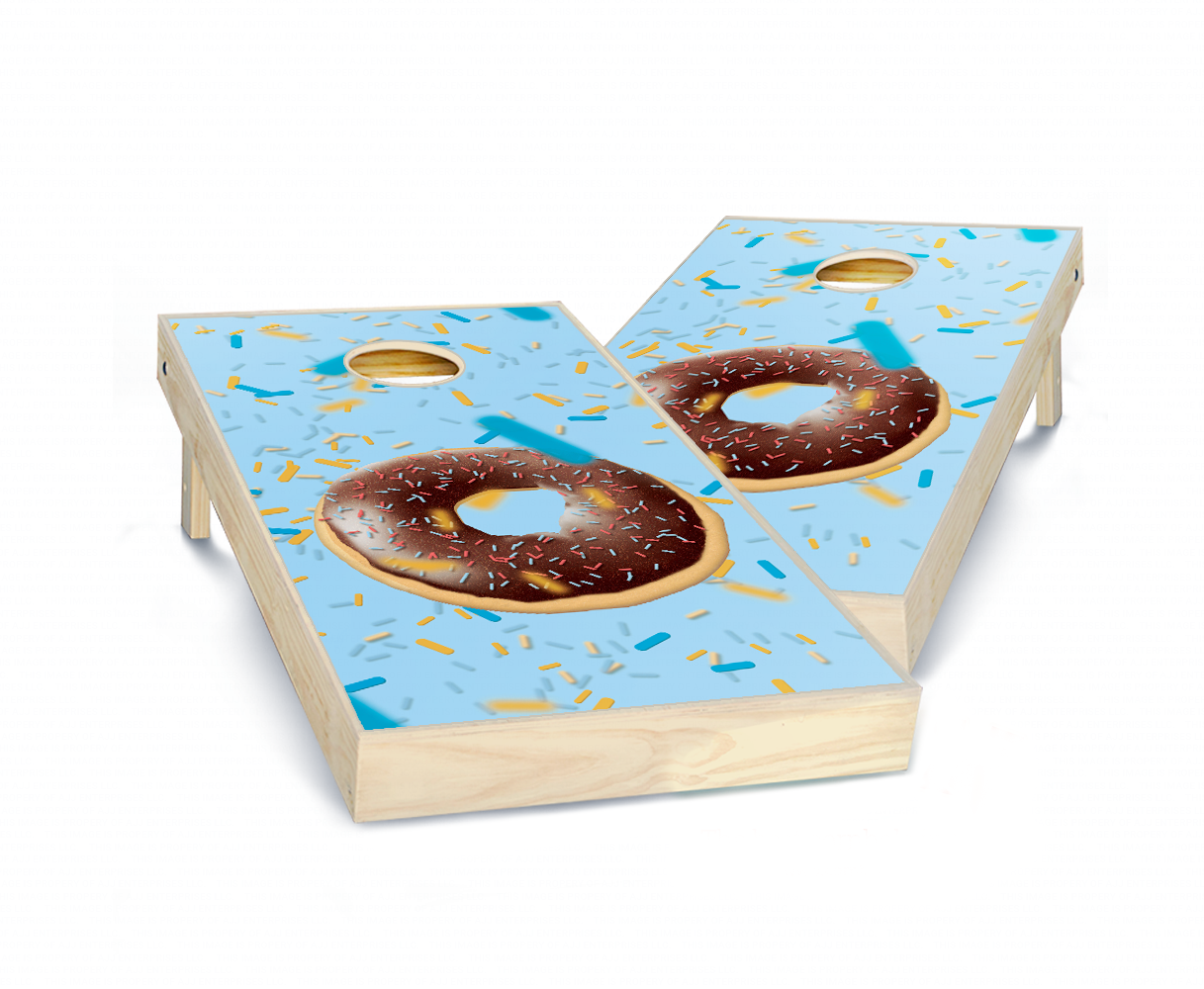 "Doughnut" Cornhole Boards