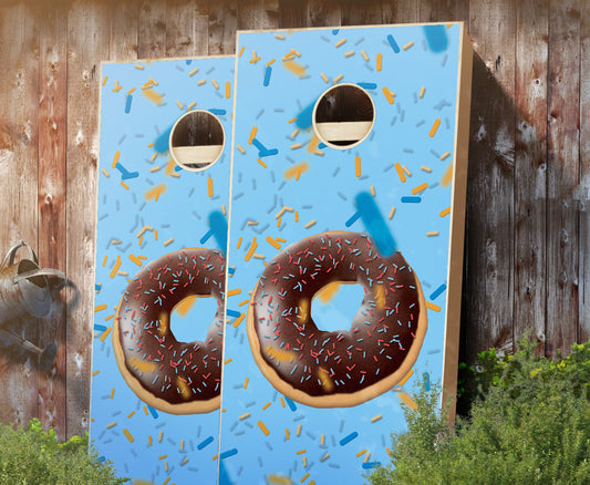 "Doughnut" Cornhole Boards