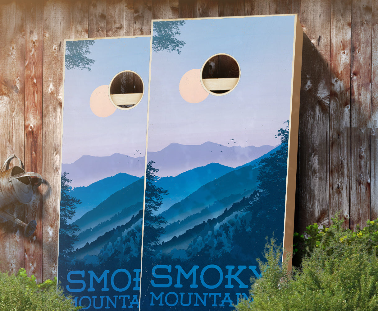 "Smoky Mountains" National Park Cornhole Boards