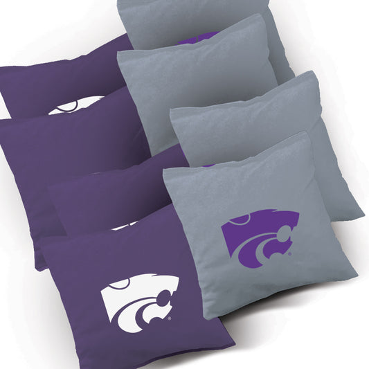Set of 8 Kansas State  Cornhole Bags