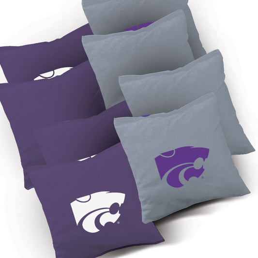 Set of 8 Kansas State Cornhole Bags
