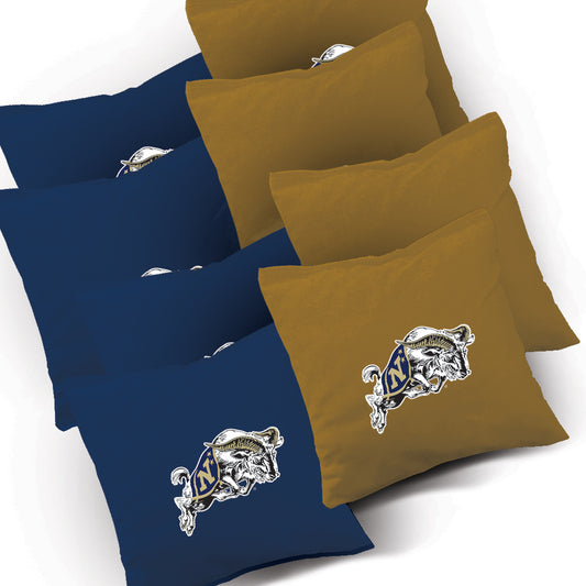 Set of 8 Navy Cornhole Bags