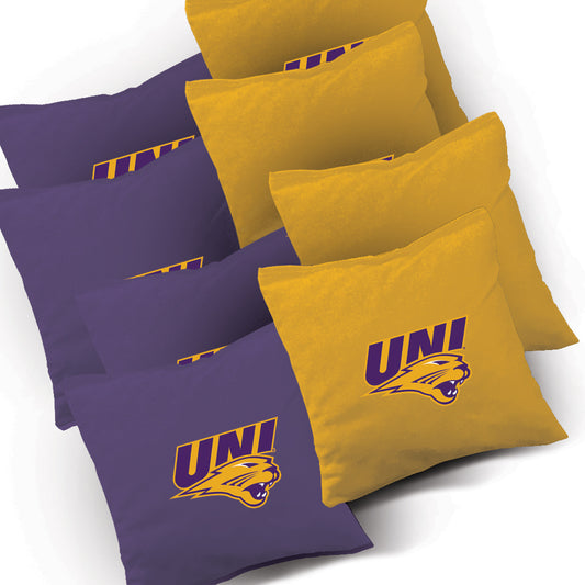 Set of 8 Northern Iowa Cornhole Bags