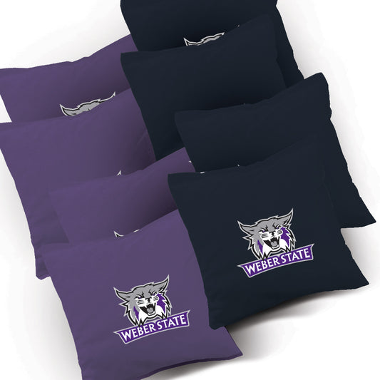 Set of 8 Weber State Cornhole Bags