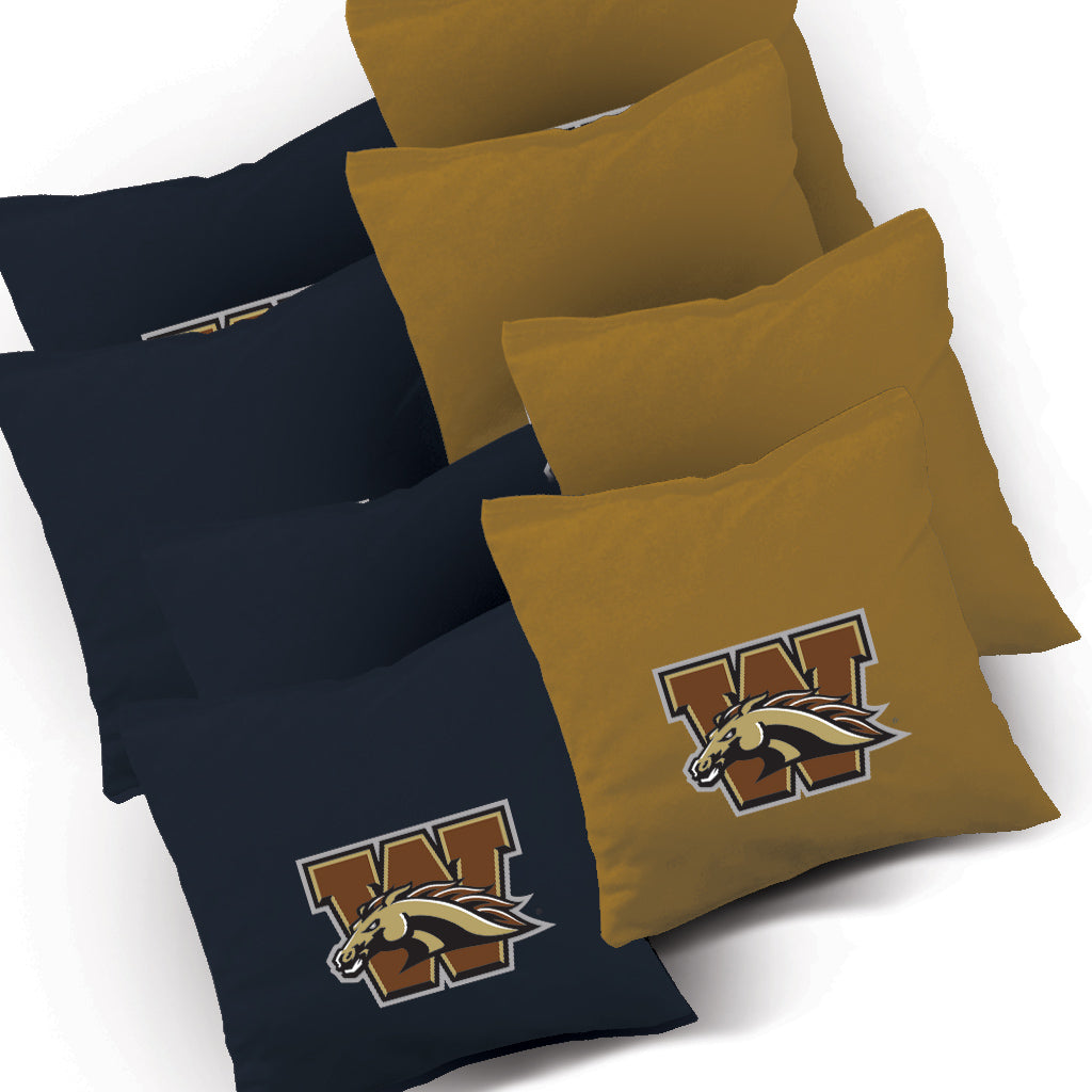 Set of 8 Western Michigan Cornhole Bags