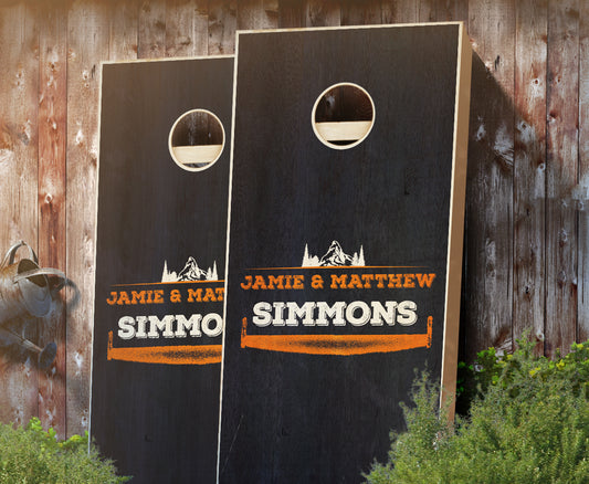 "Contemporary Rustic" Cornhole Boards