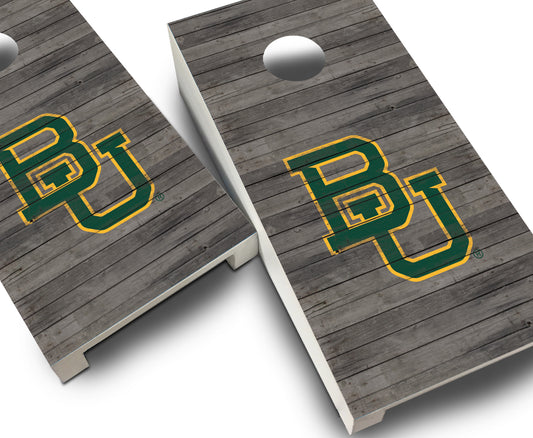 "Baylor Distressed" Tabletop Cornhole Boards