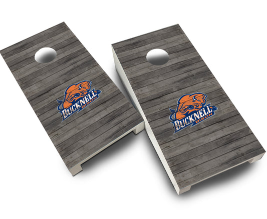 "Bucknell Distressed" Tabletop Cornhole Boards