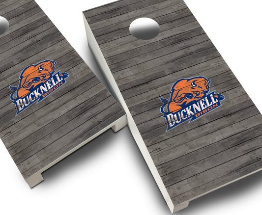 "Bucknell Distressed" Tabletop Cornhole Boards