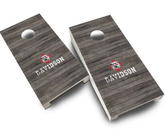 "Davidson Distressed" Tabletop Cornhole Boards