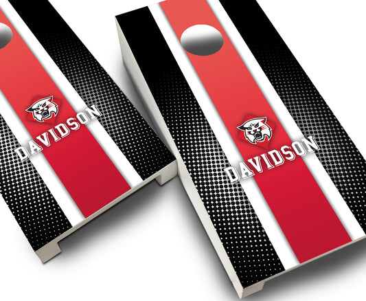 "Davidson Striped" Tabletop Cornhole Boards