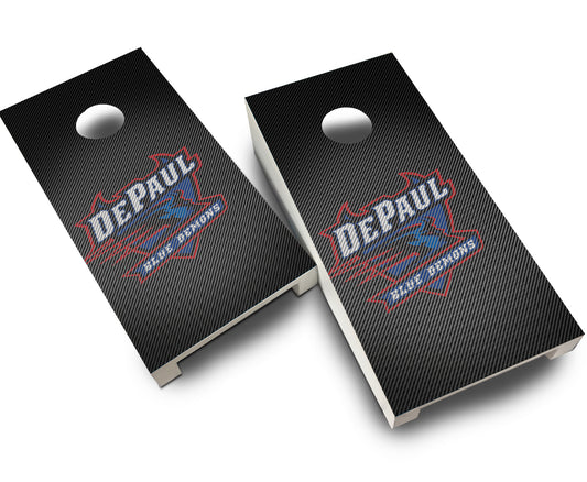 "DePaul Slanted" Tabletop Cornhole Boards