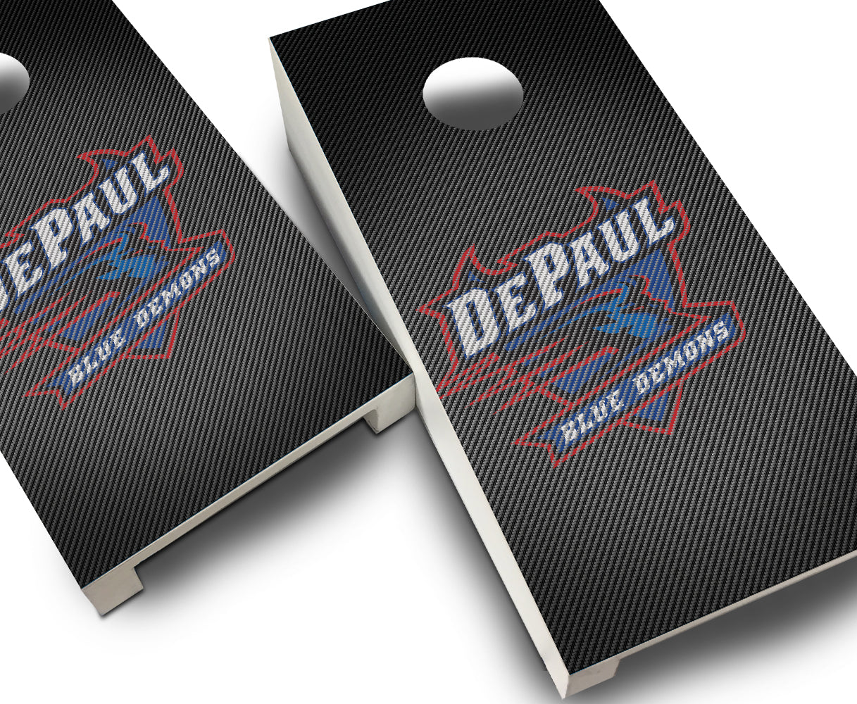 "DePaul Slanted" Tabletop Cornhole Boards