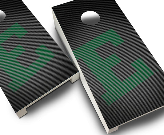 "Eastern Michigan Slanted" Tabletop Cornhole Boards