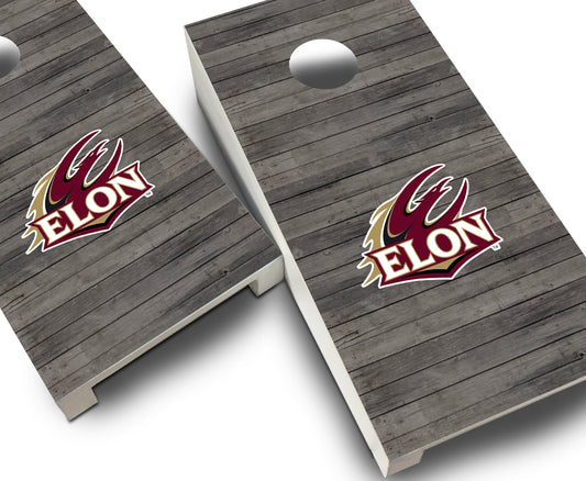 "Elon Distressed" Tabletop Cornhole Boards