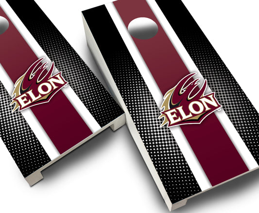 "Elon Striped" Tabletop Cornhole Boards