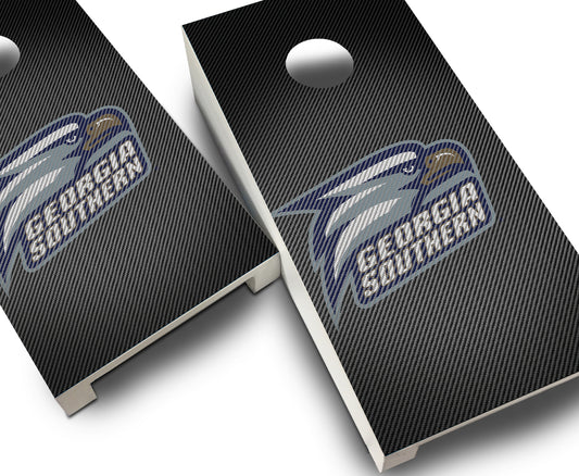 "Georgia Southern Slanted" Tabletop Cornhole Boards