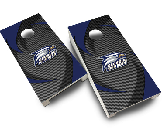 "Georgia Southern Swoosh" Tabletop Cornhole Boards