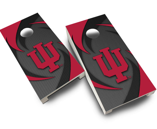 "Indiana Swoosh" Tabletop Cornhole Boards