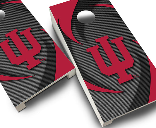 "Indiana Swoosh" Tabletop Cornhole Boards