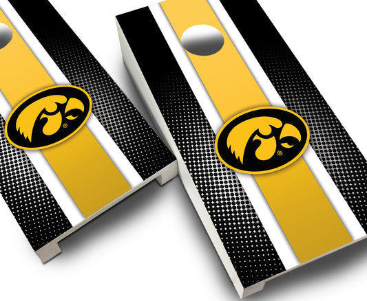 "Iowa Striped" Tabletop Cornhole Boards