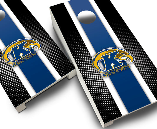 "Kent State Striped" Tabletop Cornhole Boards