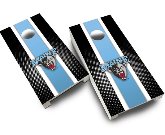 "Maine Striped" Tabletop Cornhole Boards