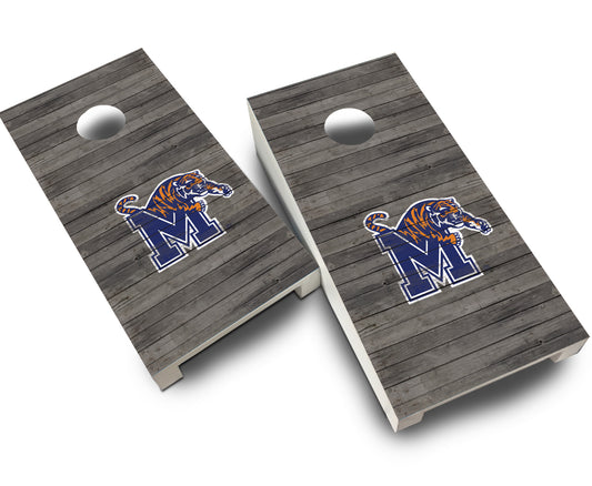 "Memphis Distressed" Tabletop Cornhole Boards