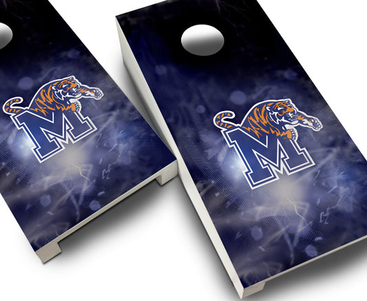 "Memphis Smoke" Tabletop Cornhole Boards