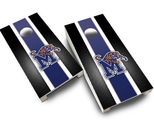 "Memphis Striped" Tabletop Cornhole Boards