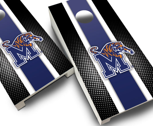 "Memphis Striped" Tabletop Cornhole Boards