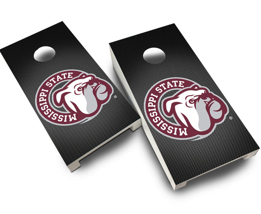 "Mississippi State Slanted" Tabletop Cornhole Boards