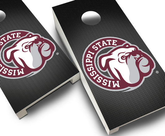 "Mississippi State Slanted" Tabletop Cornhole Boards