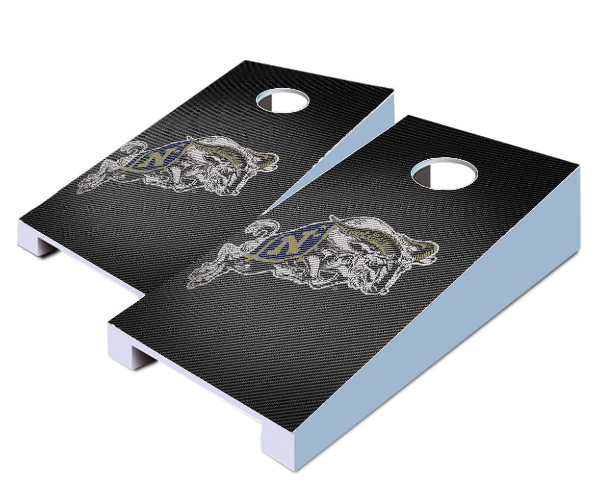 "Navy Slanted" Tabletop Cornhole Boards