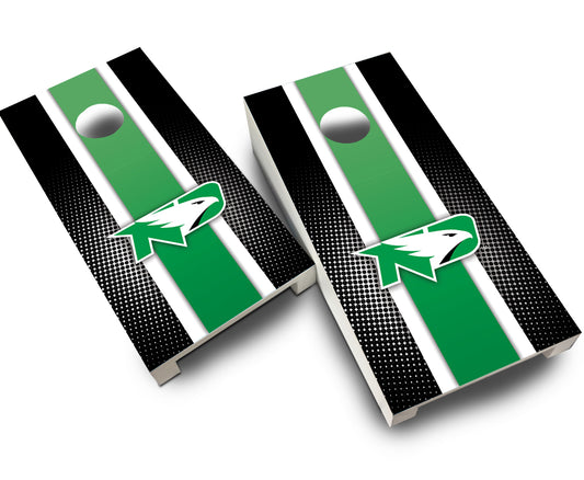 "North Dakota Striped" Tabletop Cornhole Boards