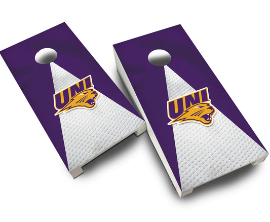 "Northern Iowa Jersey" Tabletop Cornhole Boards