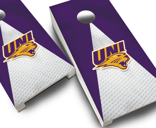 "Northern Iowa Jersey" Tabletop Cornhole Boards