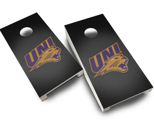 "Northern Iowa Slanted" Tabletop Cornhole Boards