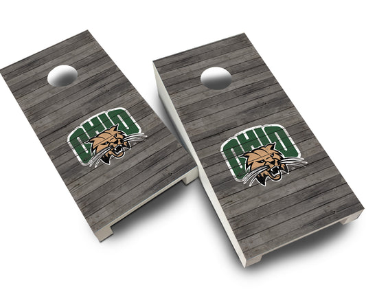 "Ohio Distressed" Tabletop Cornhole Boards