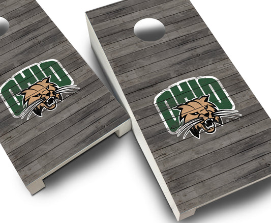 "Ohio Distressed" Tabletop Cornhole Boards