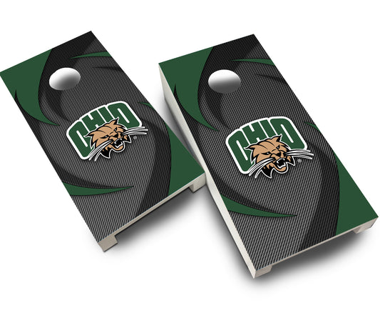 "Ohio Swoosh" Tabletop Cornhole Boards