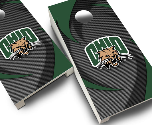 "Ohio Swoosh" Tabletop Cornhole Boards